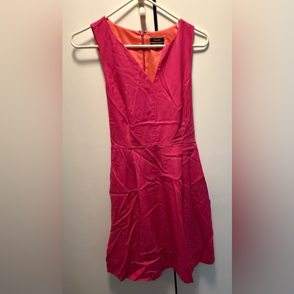 RW&CO. Bright Pink Sleeveless Dress